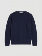 Gran Sasso Navy Crew Wool Knit 55167 19690 598