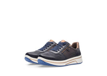 Load image into Gallery viewer, Ara Wide Fit Navy Trainers 12.27540.14