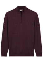 Thomas Maine Burgundy Zip Knit 6284TM109 49