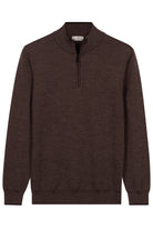 Thomas Maine Brown Zip Knit 6284TM109 80