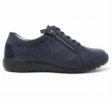 Load image into Gallery viewer, Waldläufer Navy K Fit Trainers K-Ira 634002 100 194