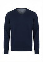 Fynch Hatton&nbsp;Ink Blue&nbsp;V Neck Knit 1614 211 661