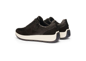 Ara New York Black Metallic Trainers 12.25112.01