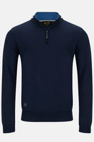 6th Sense Harry Zip Jumper Navy