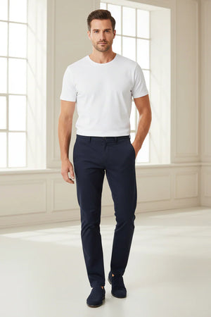 6th Sense Navy Chinos Kansas