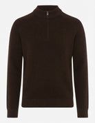 Brax Dark Brown Zip Knit 70-0539 Steffen 52