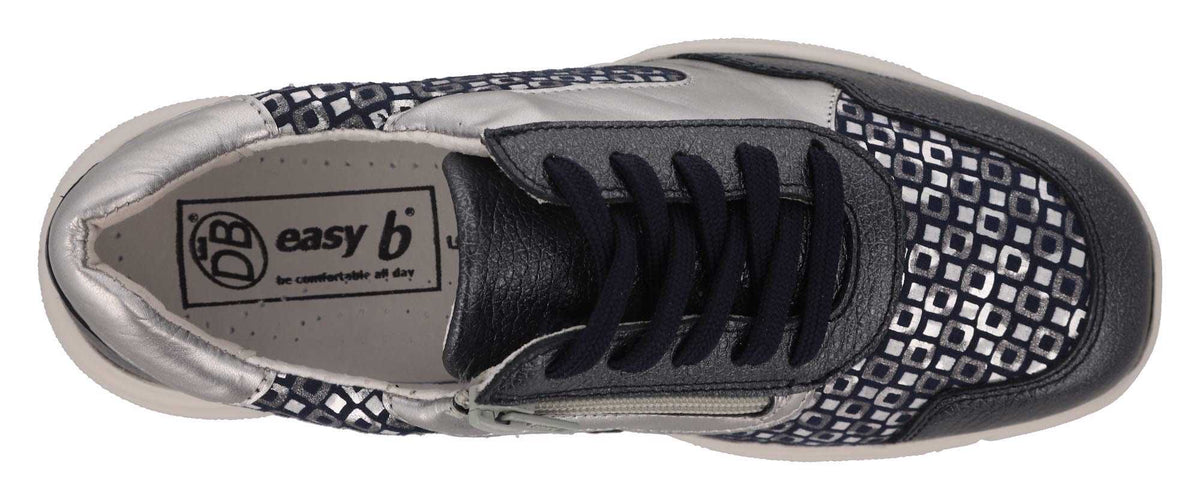 Easy B Navy Silver Lauren 2V