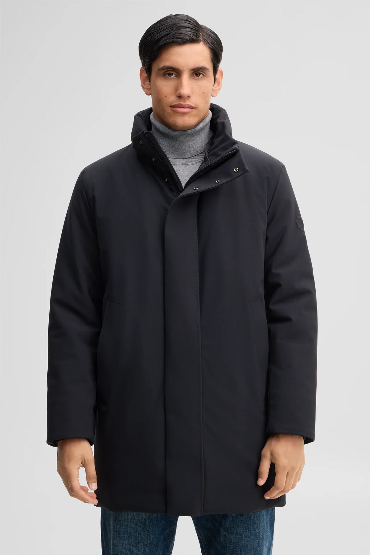 Strellson Waterproof Navy Coat 30043680 401
