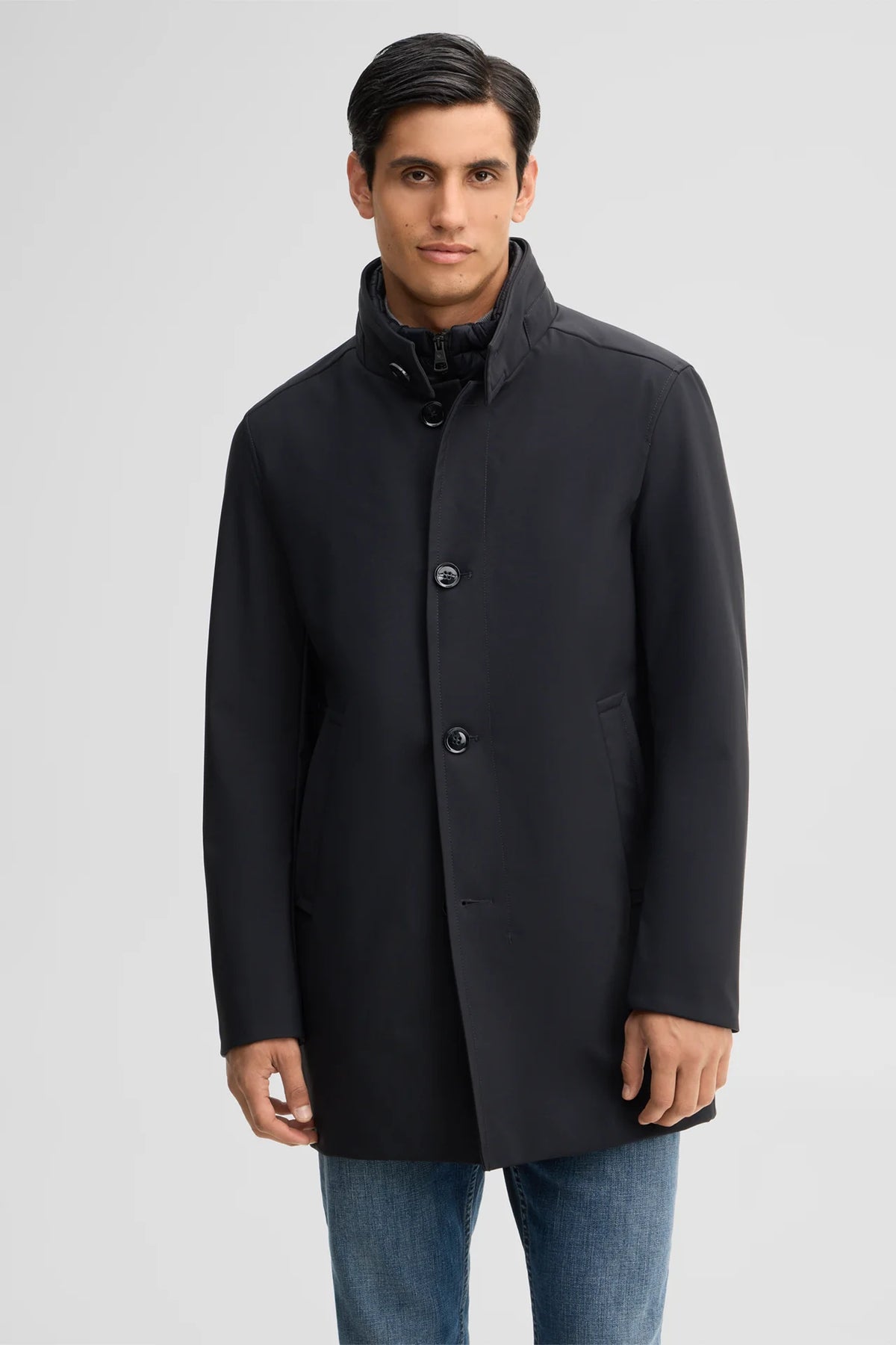 Strellson Navy Coat Finlay Flex 12