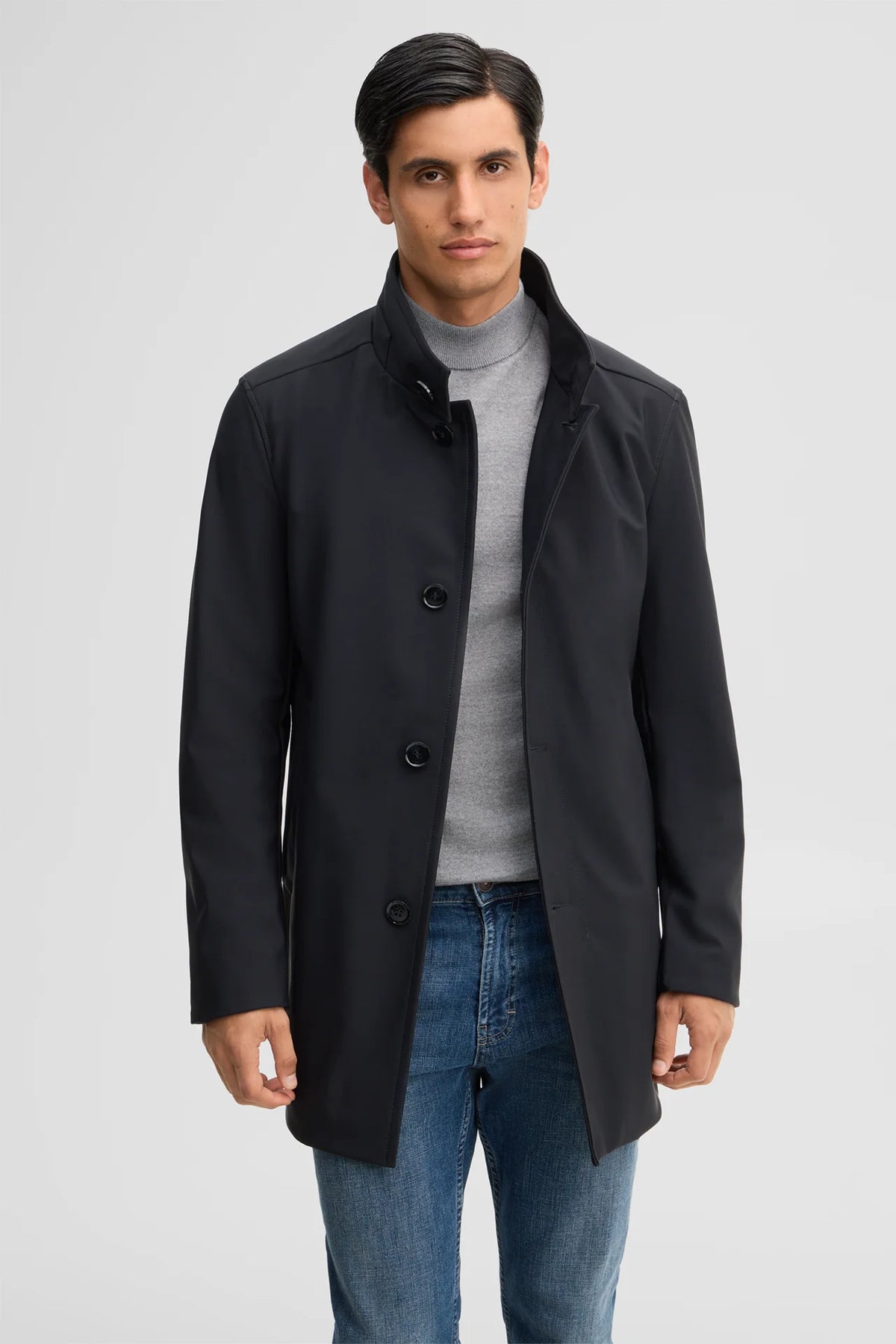 Strellson Navy Coat Finlay Flex 12