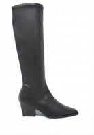 Miss Elastic Slip On Black Boots 78150 05 West Str Negro