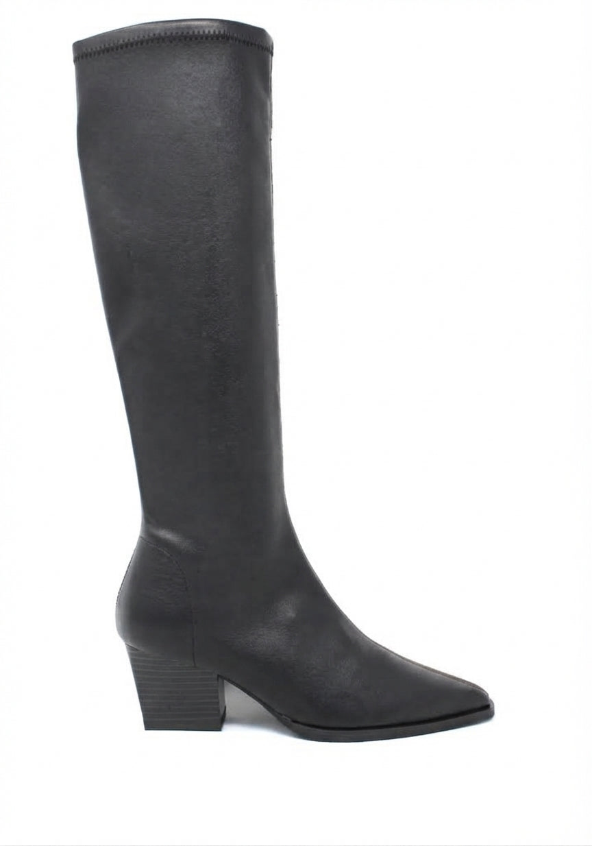 Miss Elastic Slip On Black Boots 78150 05 West Str Negro
