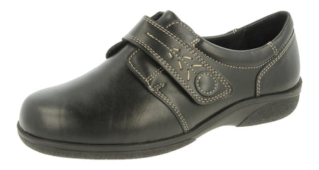 Easy B Velcro Shoe Black Rory 2V