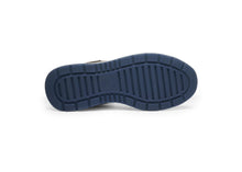 Load image into Gallery viewer, Ara Navy Grey Wedge Trainers 12.57702.22