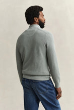 Load image into Gallery viewer, Gant Grey Green Zip Knit 8030292 10