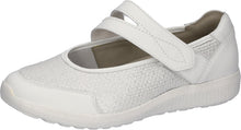 Load image into Gallery viewer, Waldläufer Extra Wide Velcro Shoe White 815M31-308-663