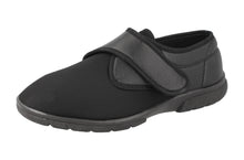 Load image into Gallery viewer, Easy B Black Velcro Shoe Carlton 2V