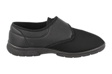 Load image into Gallery viewer, Easy B Black Velcro Shoe Carlton 2V