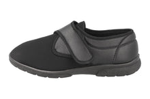 Load image into Gallery viewer, Easy B Black Velcro Shoe Carlton 2V
