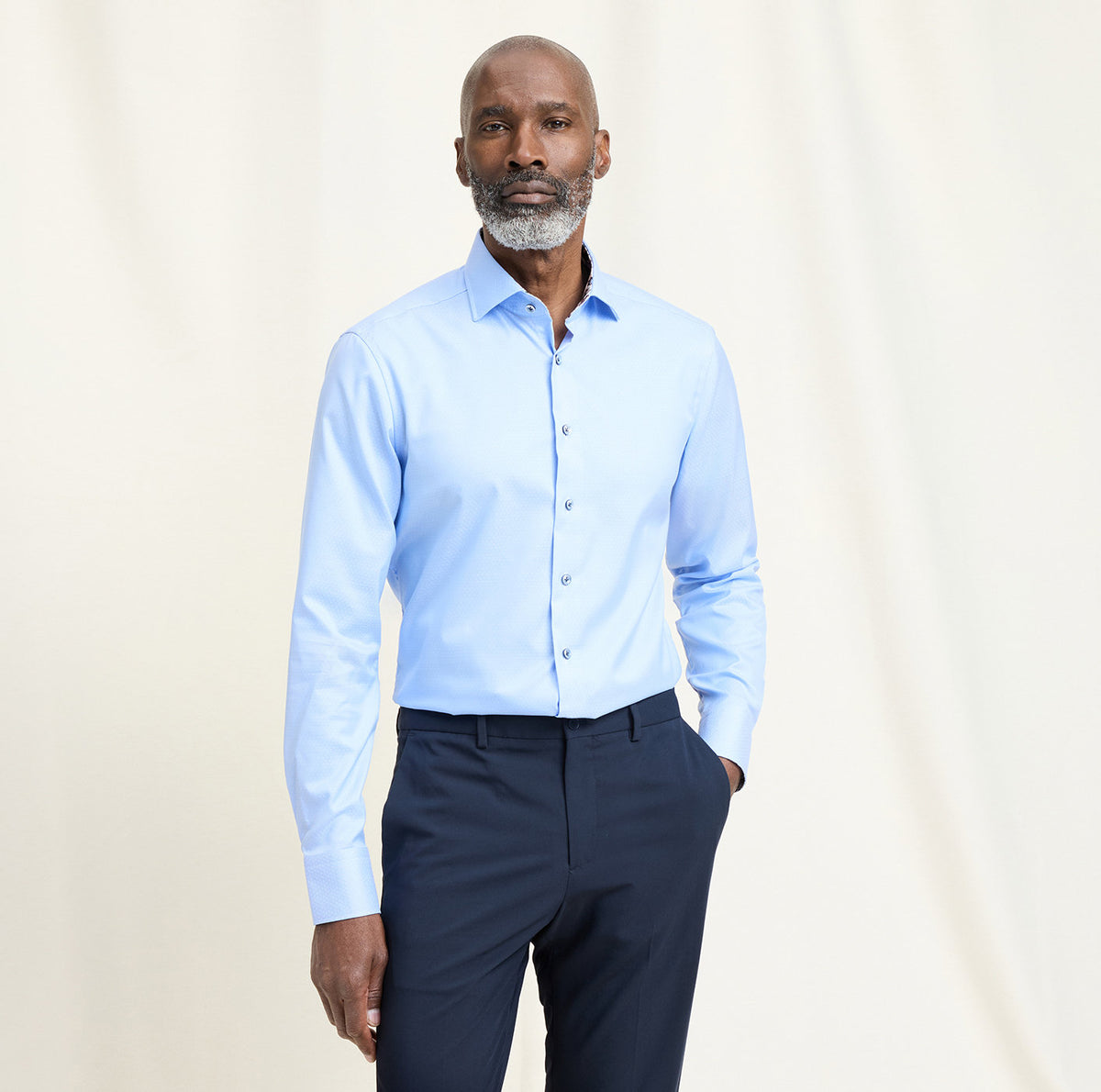 Olymp Signature Blue Print Shirt 8506 84 11