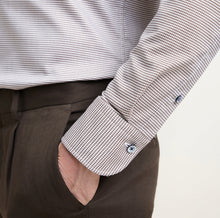 Load image into Gallery viewer, Olymp Signature Brown Shirt 8508 84 28