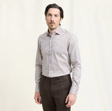 Load image into Gallery viewer, Olymp Signature Brown Shirt 8508 84 28