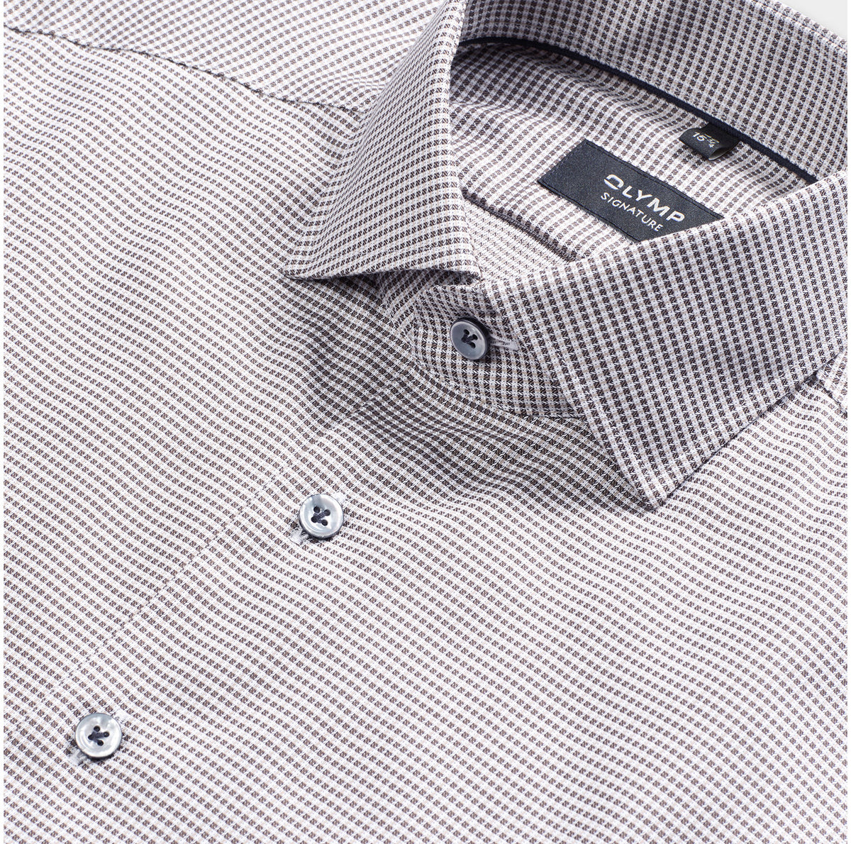 Olymp Signature Brown Shirt 8508 84 28