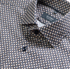 Olymp Signature Beige Printed Shirt 8522 84 14