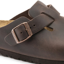 Load image into Gallery viewer, Birkenstock | Boston Mens Natural Oiled Leather Clog Sandals in Habanna Brown | 0860131