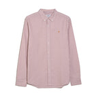 Farah Brewer Striped Shirt Coral F4WSB070 611