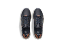Load image into Gallery viewer, Ara Navy Wide Trainers Osaka 12.24801.82