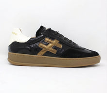 Load image into Gallery viewer, Another Trend Black Gold Trainers A032 9205