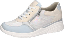 Load image into Gallery viewer, Waldläufer Low Wedge Trainers Sky Blue Multi 927H02-703-267