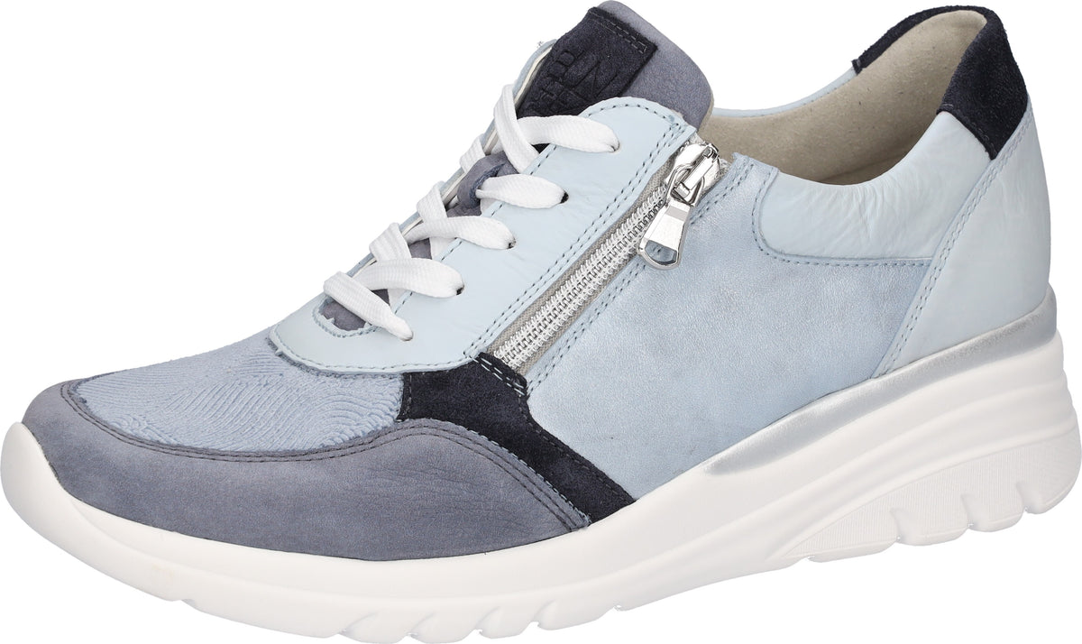 Waldläufer Low Wedge Trainers Jeans Sky Notte 927H02-705-524