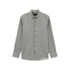Bugatti Striped Olive Green Shirt 9350 28507f 180
