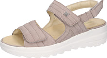 Load image into Gallery viewer, Waldlaufer | Izzy Wide H Fit Full Opening Velcro Sandals in Sand Stone | 962001-189-088