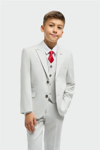 Cavani Tropez Slate Grey Boys Suit