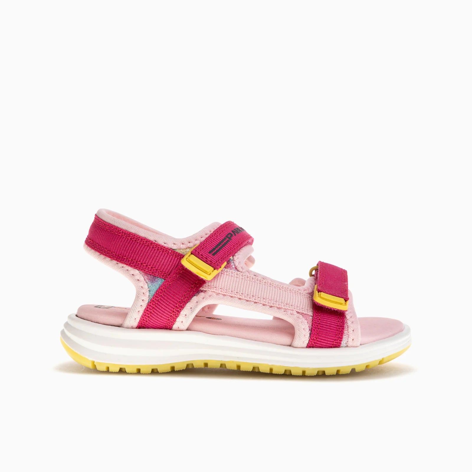 Pablosky Cushioned Velcro Girls Sandals in Pink Fuxia 981781