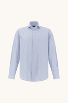 Paul Shark Light Blue Gingham Shirt 99313010 s58