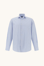 Load image into Gallery viewer, Paul Shark Light Blue Gingham Shirt 99313010 s58