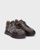 Wonders Black Grey Trainers A-24110 Negro