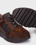Wonders Rust Brown Trainers A-24111 Maron Negro