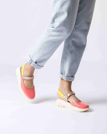 Wonders A-4004 Coral Pink & Yellow
