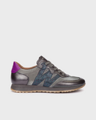 Wonders Silver Pink Trainers A-4810 Plomo