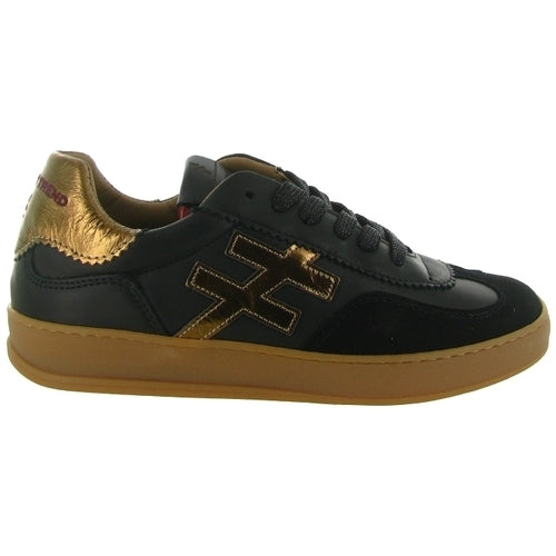 Another Trend Black Trainers with Gold A0320385