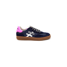 Load image into Gallery viewer, Another Trend Ocean Navy Trainers with Pink Heel A03280D2