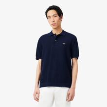 Load image into Gallery viewer, Lacoste Navy Knitted Polo AH1043 166