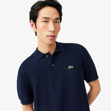 Load image into Gallery viewer, Lacoste Navy Knitted Polo AH1043 166