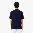 Lacoste Navy Knitted Polo AH1043 166