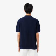 Load image into Gallery viewer, Lacoste Navy Knitted Polo AH1043 166